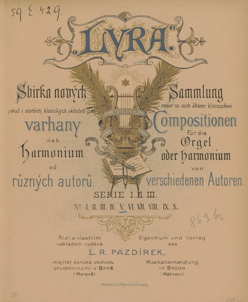 Dvacet nových chorálů: opus 540 = Zwanzig neue Chörale : opus 540