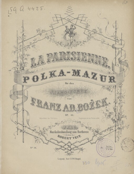 La Parisienne: Polka-Mazur für das Pianoforte : Op. 44