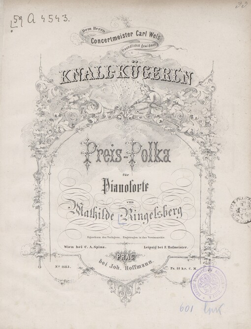 Knall-Kügerl'n: Preis-Polka für Pianoforte