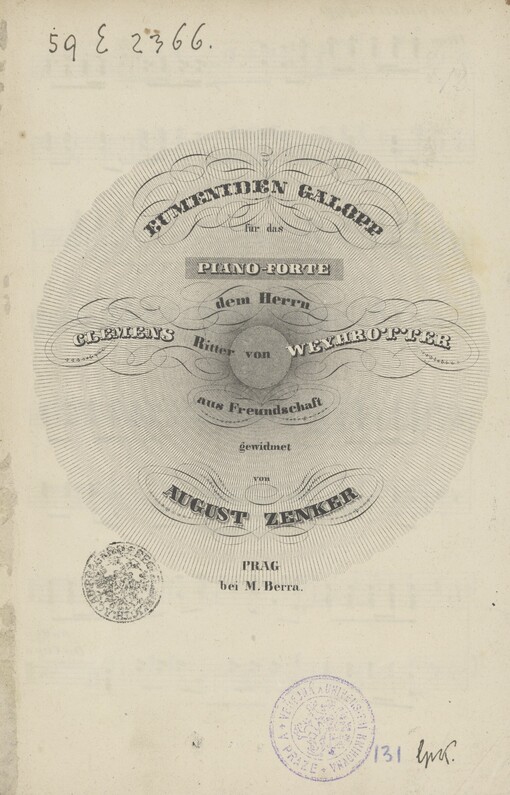 Eumeniden Galopp für das Pianoforte