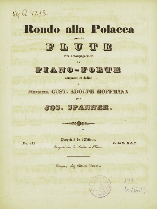 Rondo alla Polacca: pour la Flute avec accompagnement du Piano-Forte