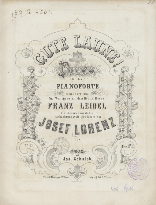 Gute Laune! Polka für das Pianoforte