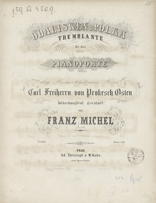 Odalisken-Polka tremblante für das Pianoforte