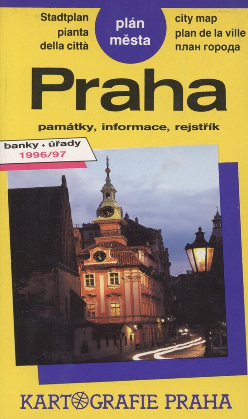 Praha: plán města : památky, informace, rejstřík