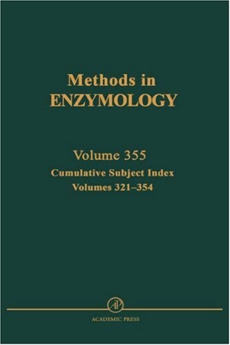 Cumulative Subject Index, Volumes 321-354, Volume 355 (Methods in Enzymology)