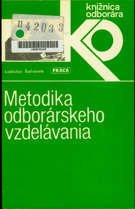 Metodika odborárskeho vzdelávania