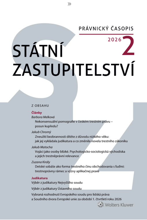 Státní zastupitelství : právnický časopis