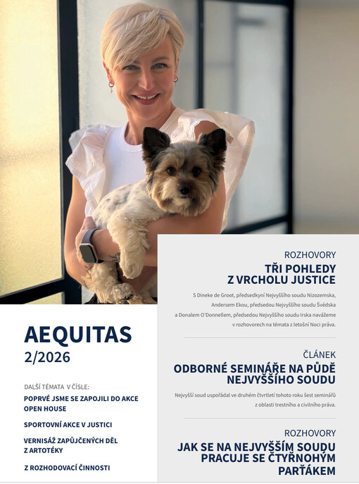 Aequitas : internetový čtvrtletník Nejvyššího soudu