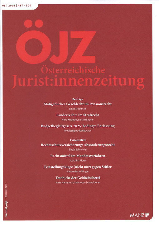 Österreichische Juristen-Zeitung