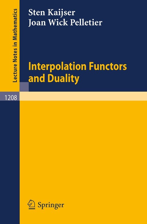 Interpolation Functors and Dualita /