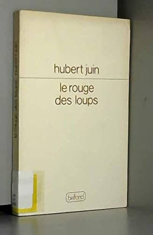 Le rouge des loups /