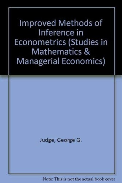 Improved methods of inference in econometrics /