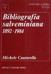 Bibliografia salveminiana 1892-1984 /
