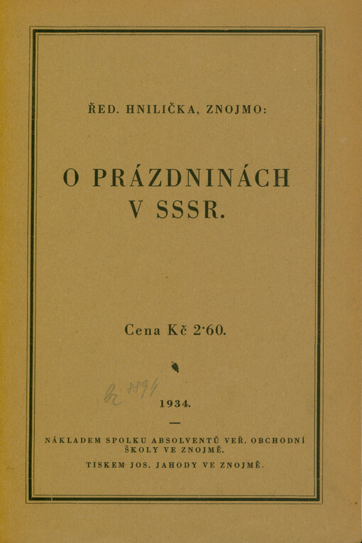 O prázdninách v SSSR