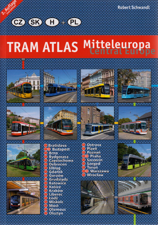 Tram Atlas Mitteleuropa, Central Europe