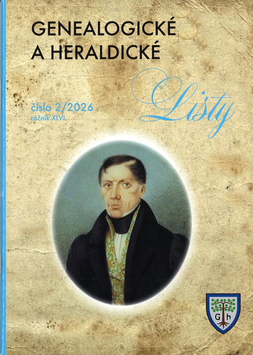 Genealogické a heraldické listy = Acta genealogica ac heraldica