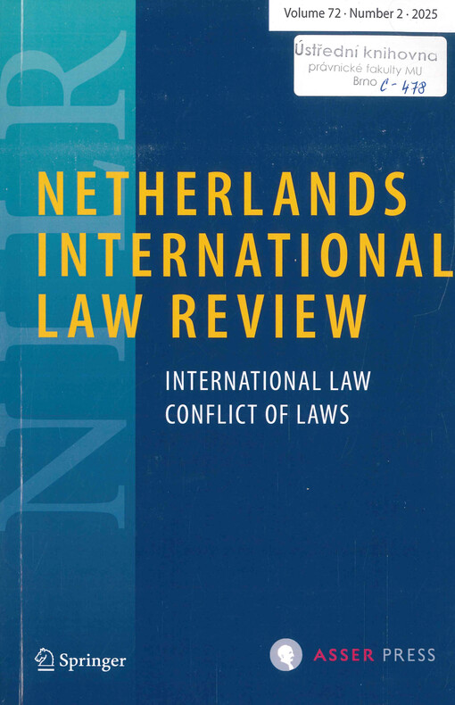 Netherlands international law review