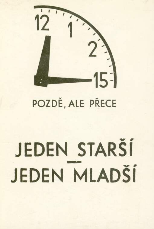 Jeden starší, jeden mladší