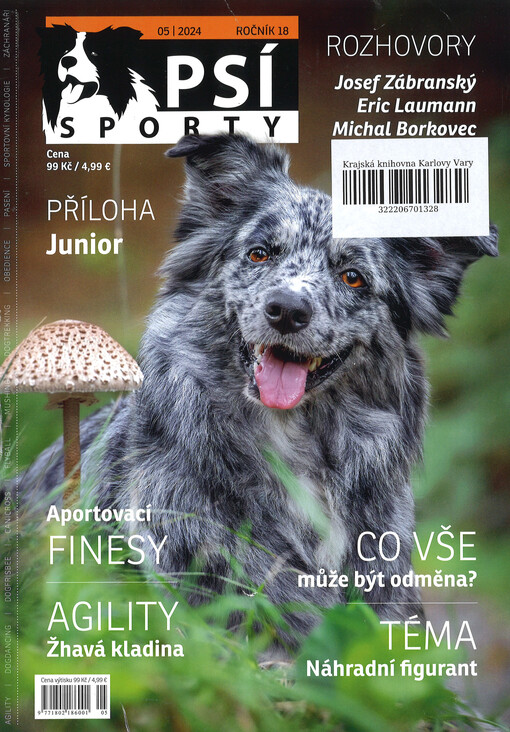 Psí sporty : agility - dogdancing - dogfrisbee - dostihy & coursing - flyball - mushing & dogtrekking - pasení - sportovní kynologie - záchranáři