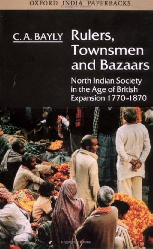 Rulers, townsmen and bazaars :