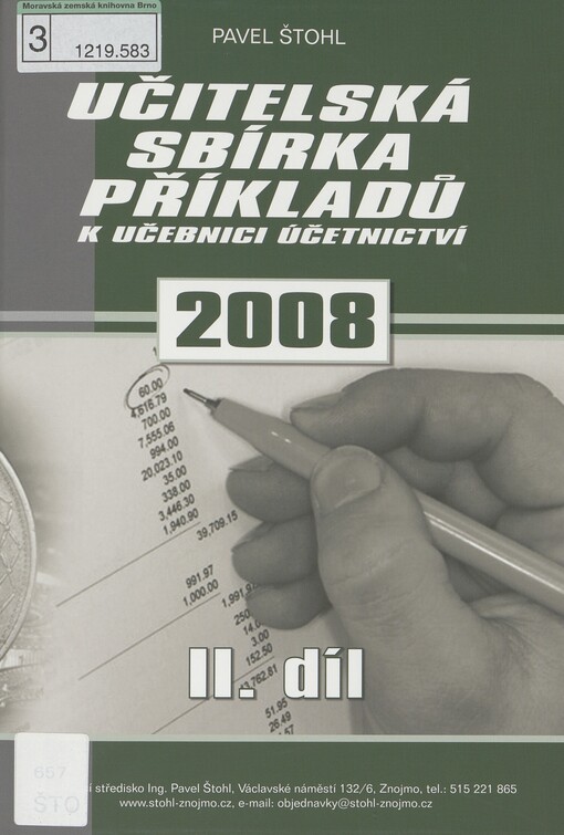Učebnice účetnictví 2008