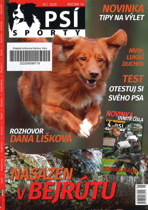 Psí sporty : agility - dogdancing - dogfrisbee - dostihy & coursing - flyball - mushing & dogtrekking - pasení - sportovní kynologie - záchranáři
