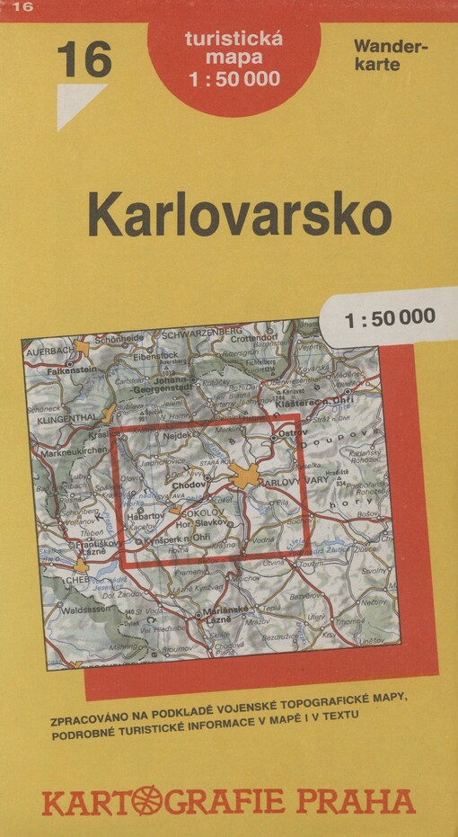 Karlovarskoturistická mapa 1:50^000
