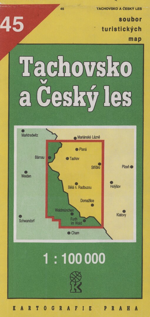 Tachovsko a Český lessoubor turistických map /
