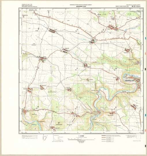Drosendorf-Stadt: Česká republika. M-33-116-A-c