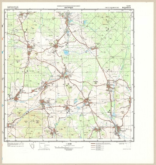 Nové Mitrovice: Česká republika. M-33-88-A-d