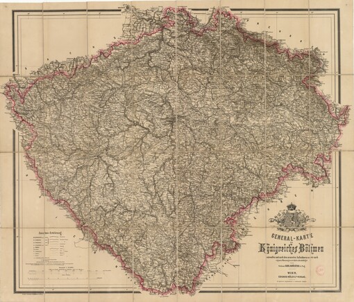 General-Karte des Königreiches Böhmen