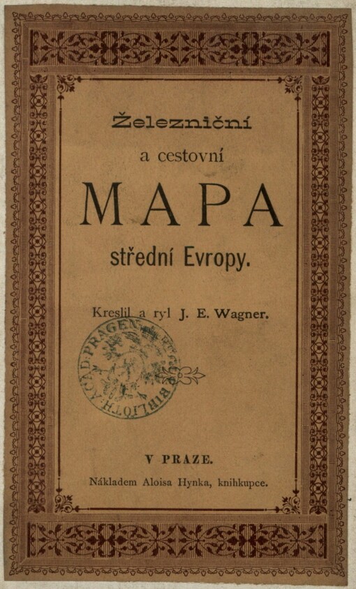 Železniční a cestovní mapa střední Evropy