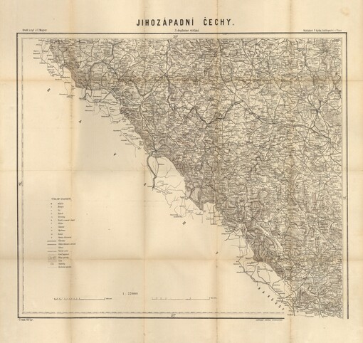 Generální mapa Jihozápadních Čech