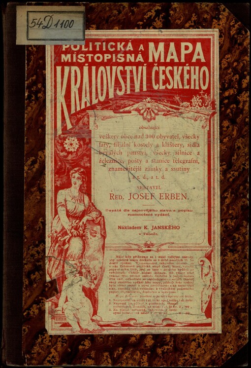 Politická a místopisná mapa Království českého