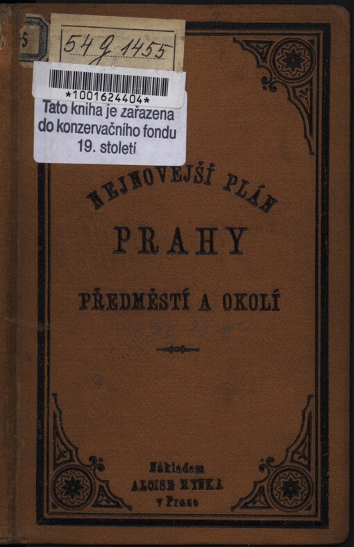 Nejnovější plán Prahy: přeměstí a okolí