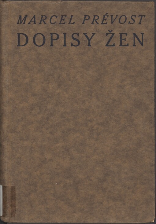 Dopisy žen =: Lettres de femmes