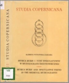 Studia Copernicana.XXXII,Musica muris i nurt spekulatywny w muzykografii średniowiecznej