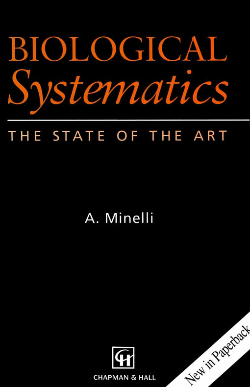 Biological Systematics :The State of the Art