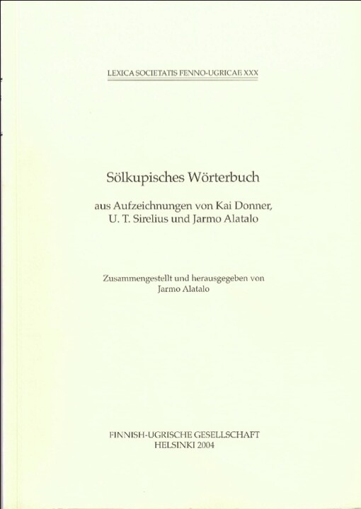 Sölkupisches Wörterbuch