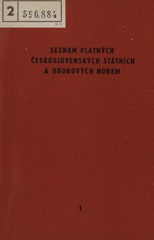 Seznam platných československých státních a oborových norem: stav k 31. prosinci 1966