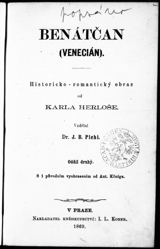 Benátčan: (Venecián)