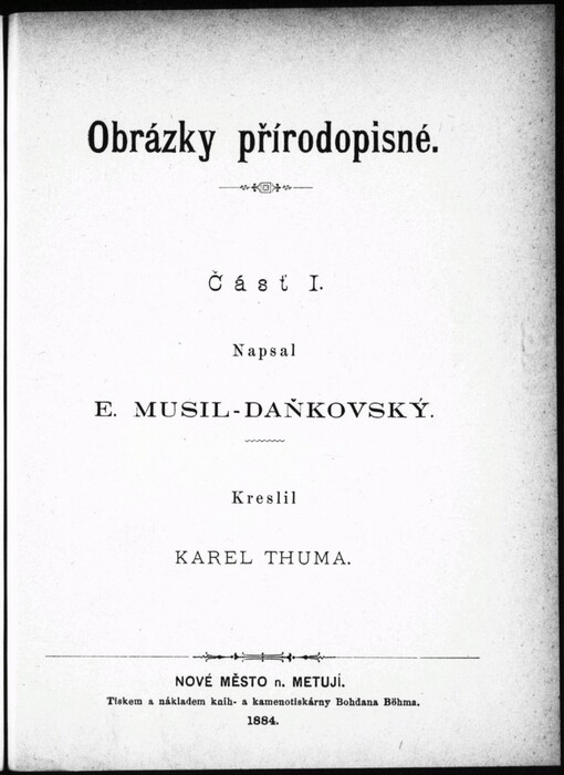 Obrázky přírodopisné.