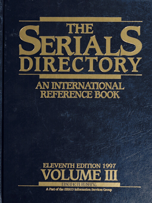 The serials directory. III