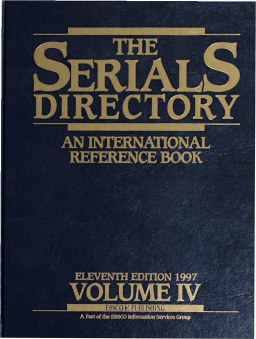 The serials directory. IV