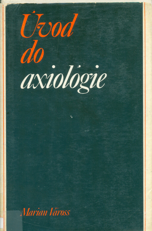 Úvod do axiológie