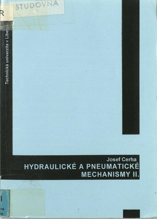 Hydraulické a pneumatické mechanismy II.