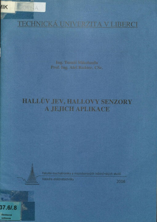 Hallův jev, Hallovy senzory a jejich aplikace