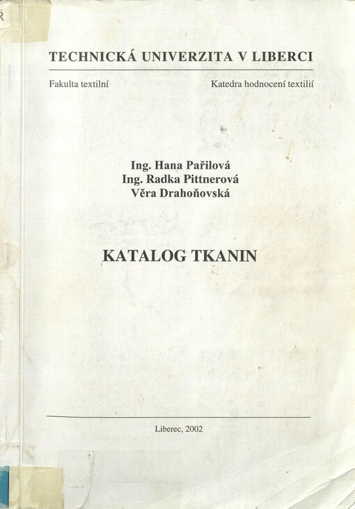 Katalog tkanin
