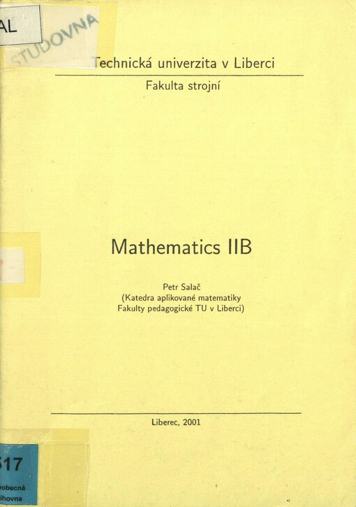 Mathematics IIB