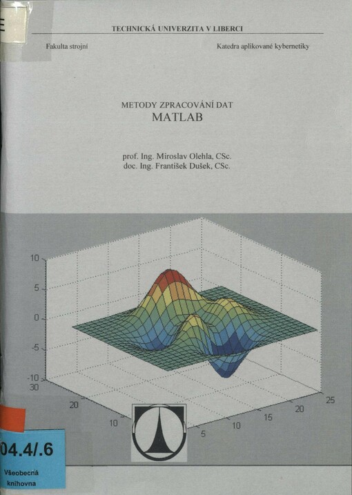 Metody zpracování dat - MATLAB